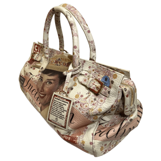 Дамска кожена чанта с принт (LIMITED)