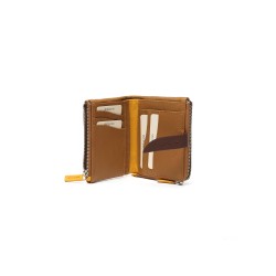 Дамски двуцветен портфейл