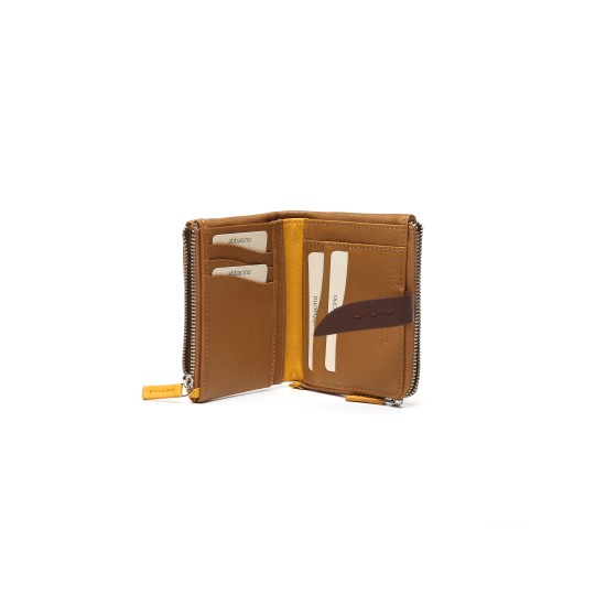 Дамски двуцветен портфейл